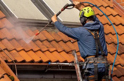 Démoussage et hydrofuge de toiture à Bourdelles